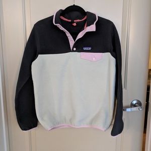 Patagonia lightweight synchilla snap t pullovee